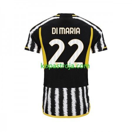 Billiga Fotbollströjor Juventus Angel Di Maria 22 Hemma tröja 2023/24 Kortärmad